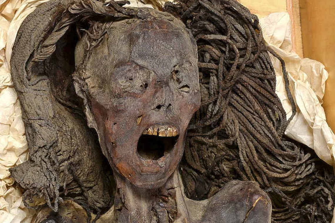 Egypt's 'screaming' mummy woman may have died in agony